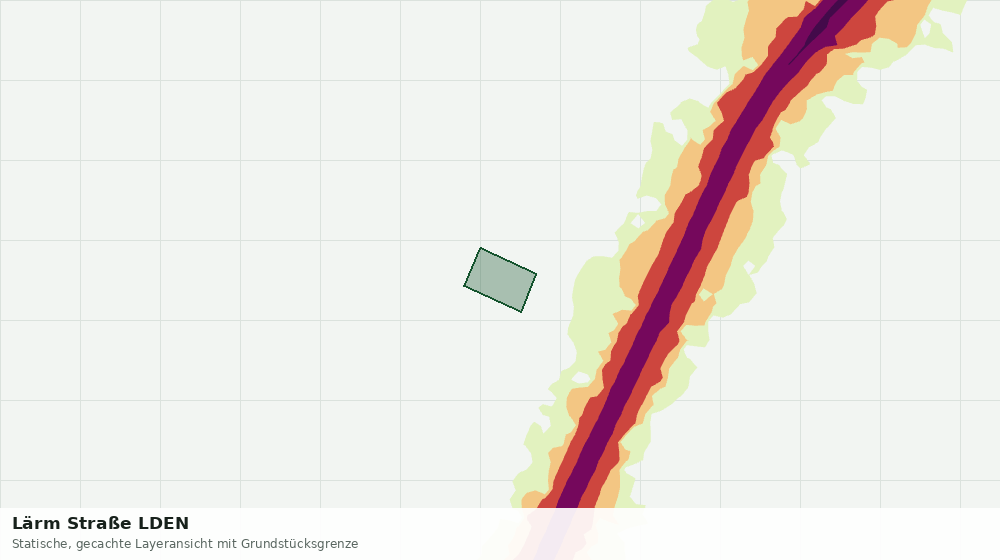 Statische Kartenansicht: Lärm Straße LDEN