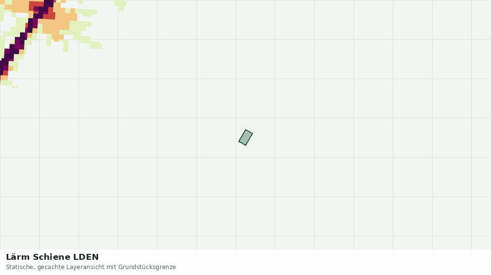 Statische Kartenansicht: Lärm Schiene LDEN