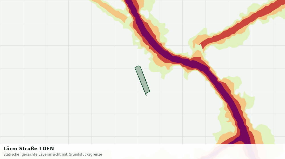 Statische Kartenansicht: Lärm Straße LDEN