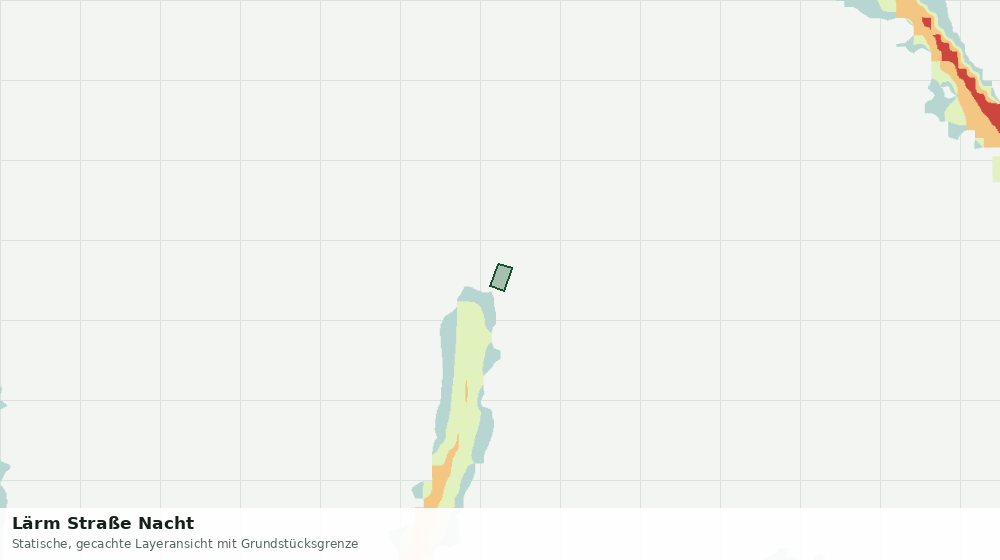 Statische Kartenansicht: Lärm Straße Nacht