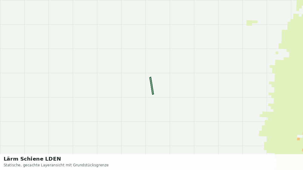 Statische Kartenansicht: Lärm Schiene LDEN