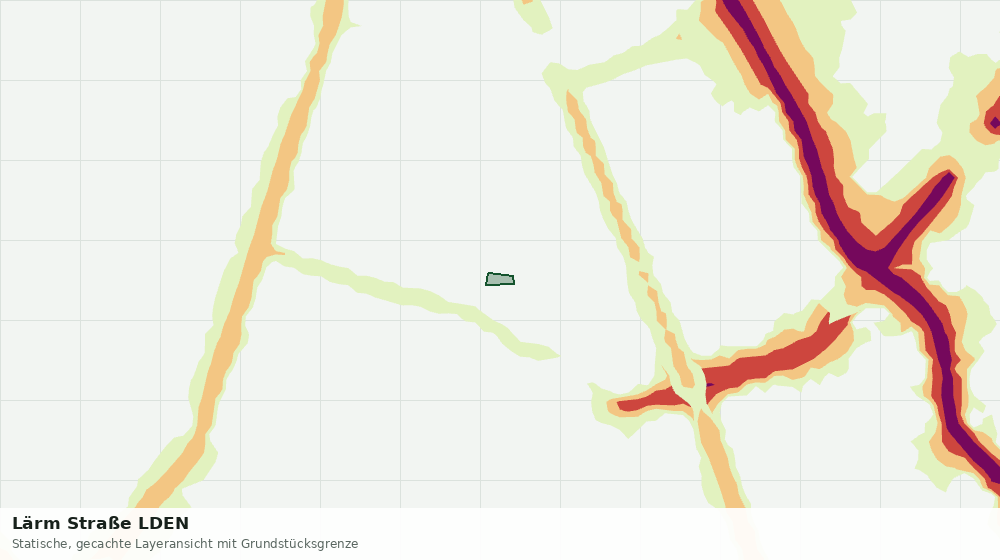 Statische Kartenansicht: Lärm Straße LDEN