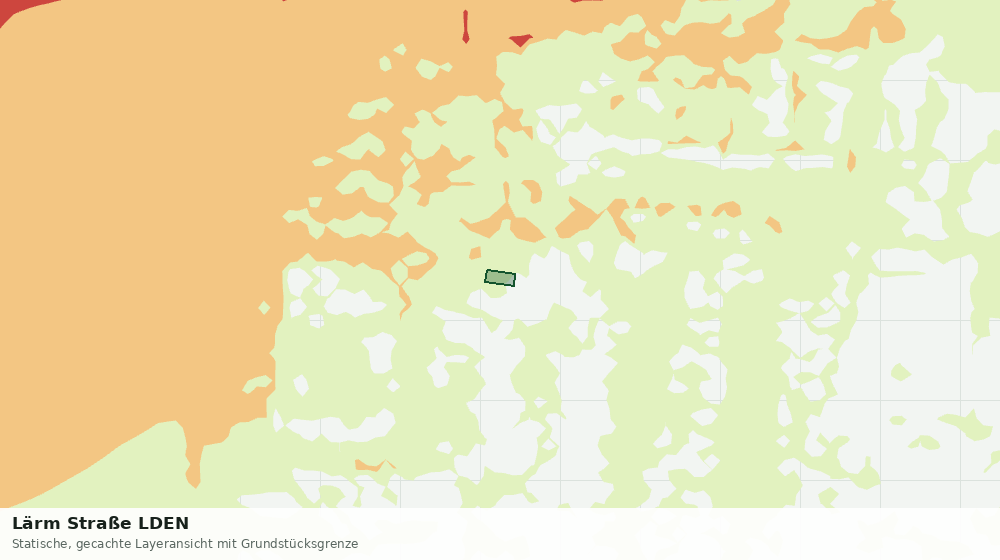 Statische Kartenansicht: Lärm Straße LDEN