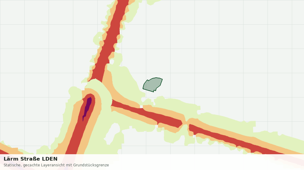 Statische Kartenansicht: Lärm Straße LDEN