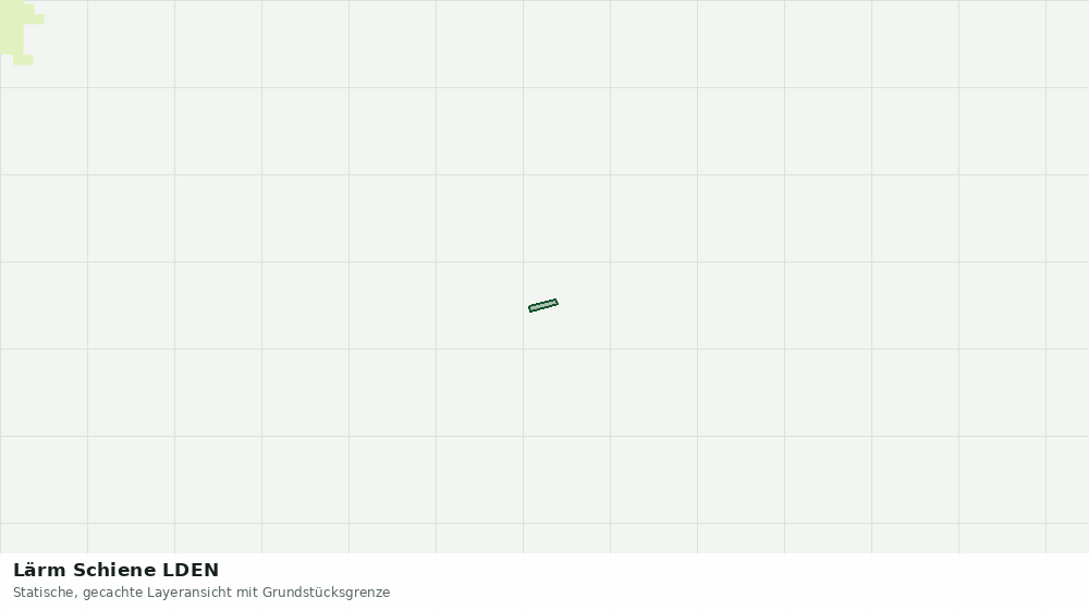 Statische Kartenansicht: Lärm Schiene LDEN