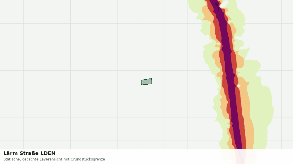 Statische Kartenansicht: Lärm Straße LDEN