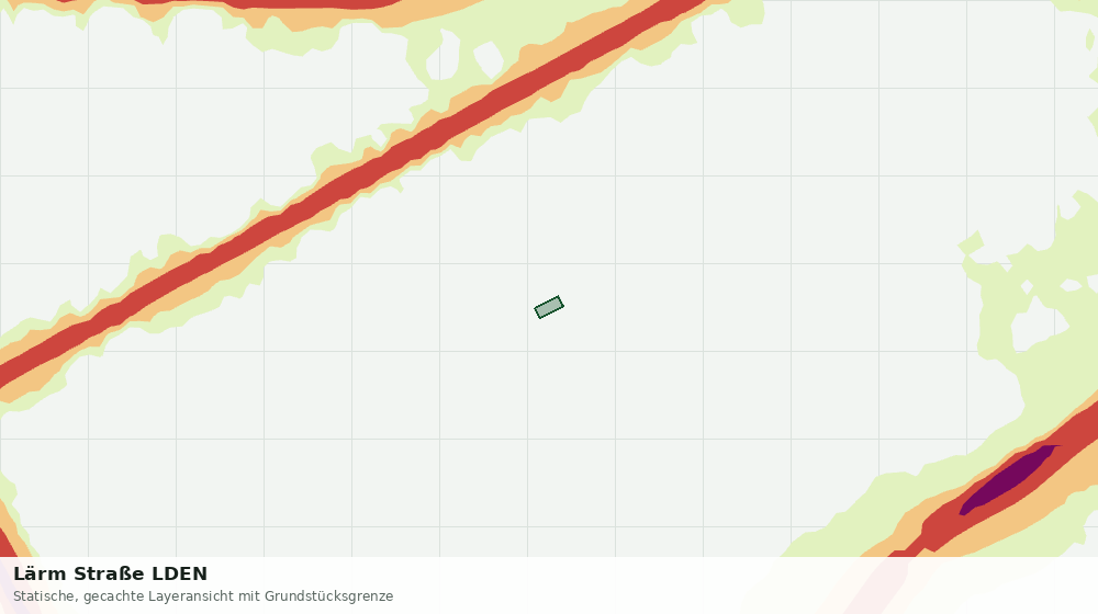 Statische Kartenansicht: Lärm Straße LDEN