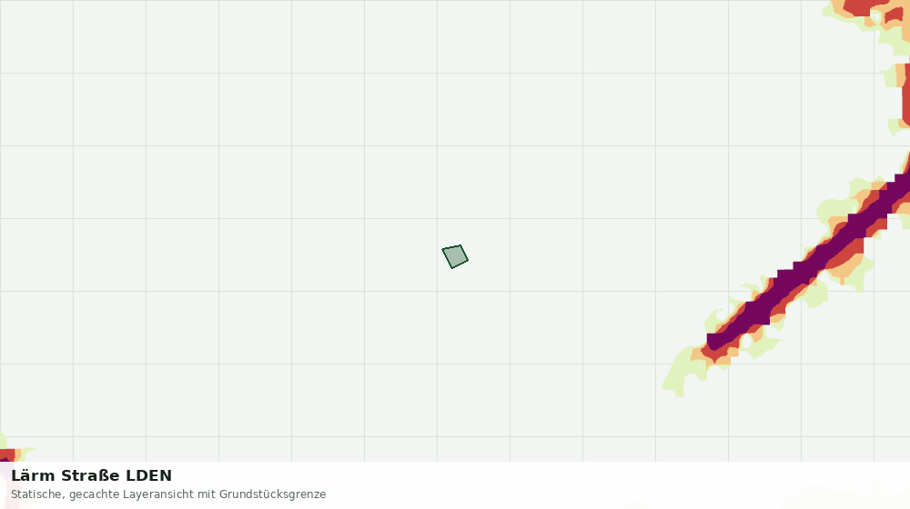 Statische Kartenansicht: Lärm Straße LDEN
