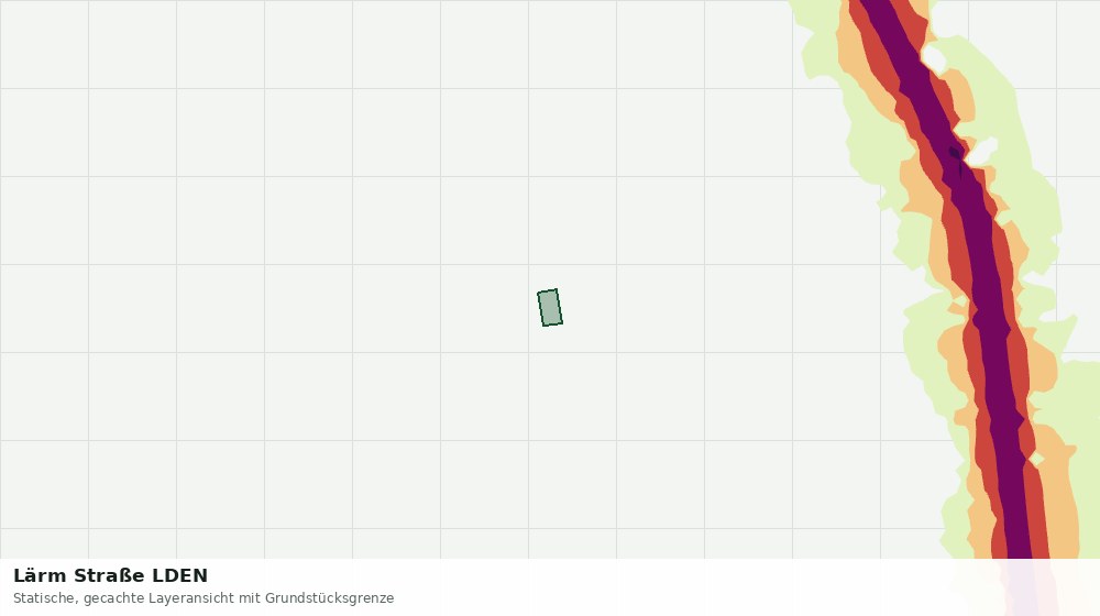Statische Kartenansicht: Lärm Straße LDEN