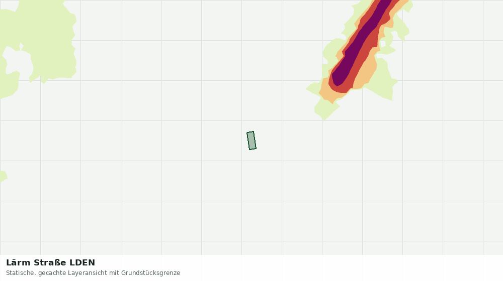 Statische Kartenansicht: Lärm Straße LDEN