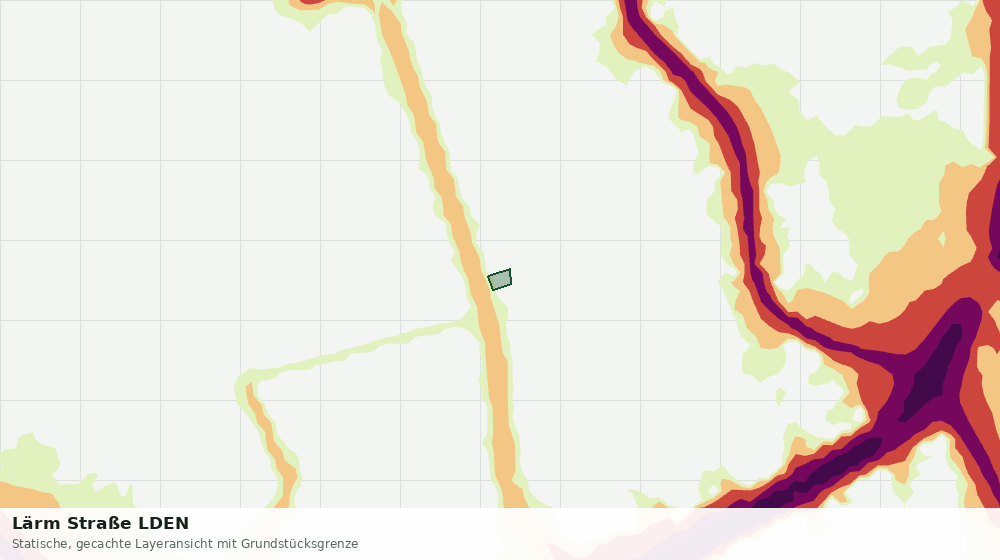 Statische Kartenansicht: Lärm Straße LDEN
