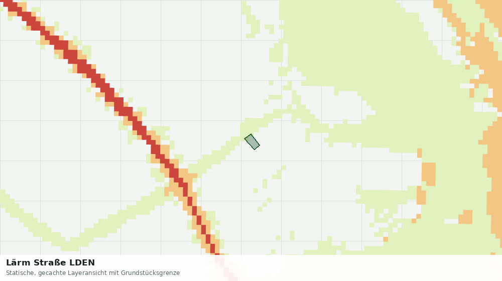 Statische Kartenansicht: Lärm Straße LDEN