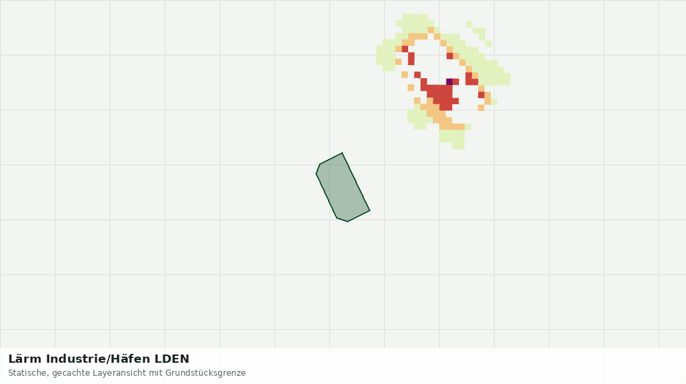 Statische Kartenansicht: Lärm Industrie/Häfen LDEN
