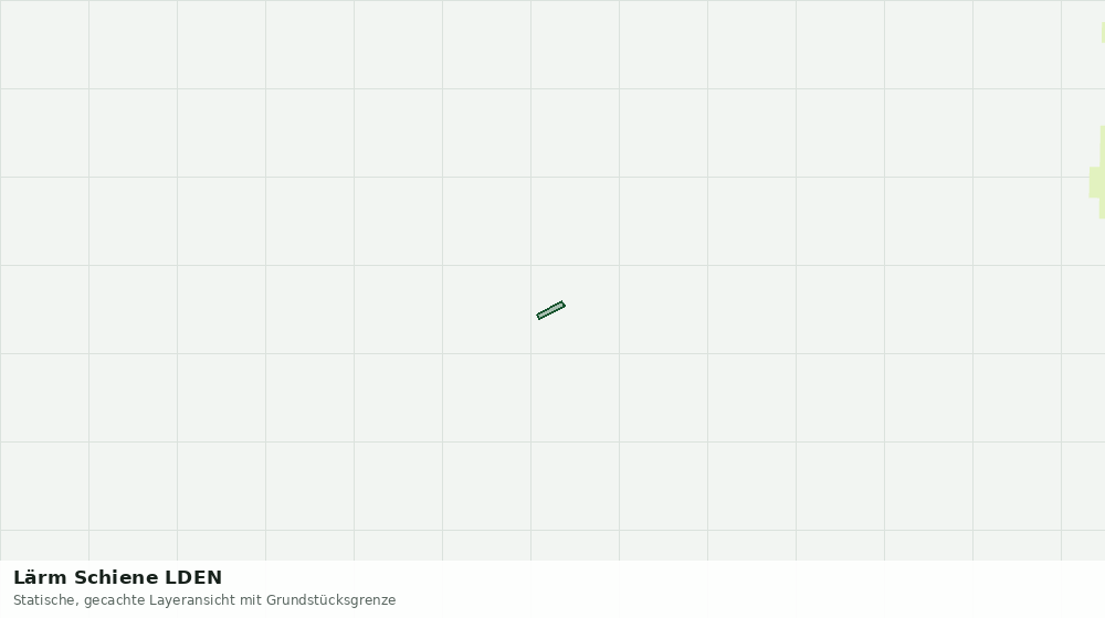 Statische Kartenansicht: Lärm Schiene LDEN