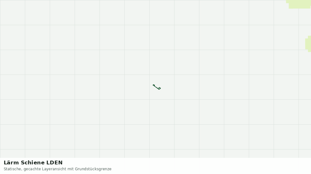 Statische Kartenansicht: Lärm Schiene LDEN