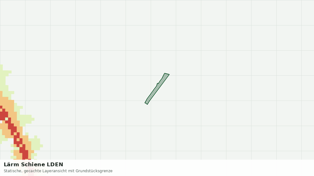 Statische Kartenansicht: Lärm Schiene LDEN