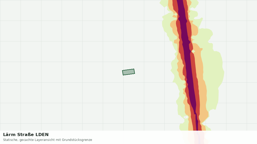 Statische Kartenansicht: Lärm Straße LDEN
