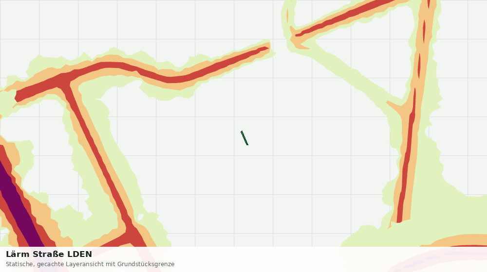 Statische Kartenansicht: Lärm Straße LDEN