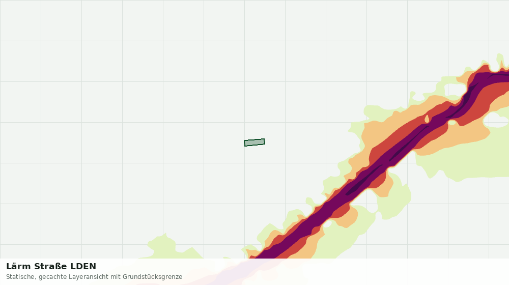 Statische Kartenansicht: Lärm Straße LDEN