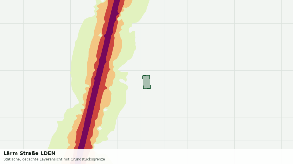 Statische Kartenansicht: Lärm Straße LDEN