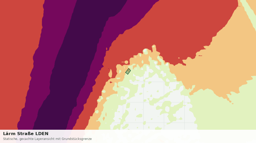 Statische Kartenansicht: Lärm Straße LDEN