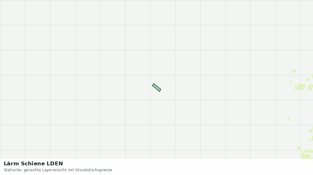 Statische Kartenansicht: Lärm Schiene LDEN