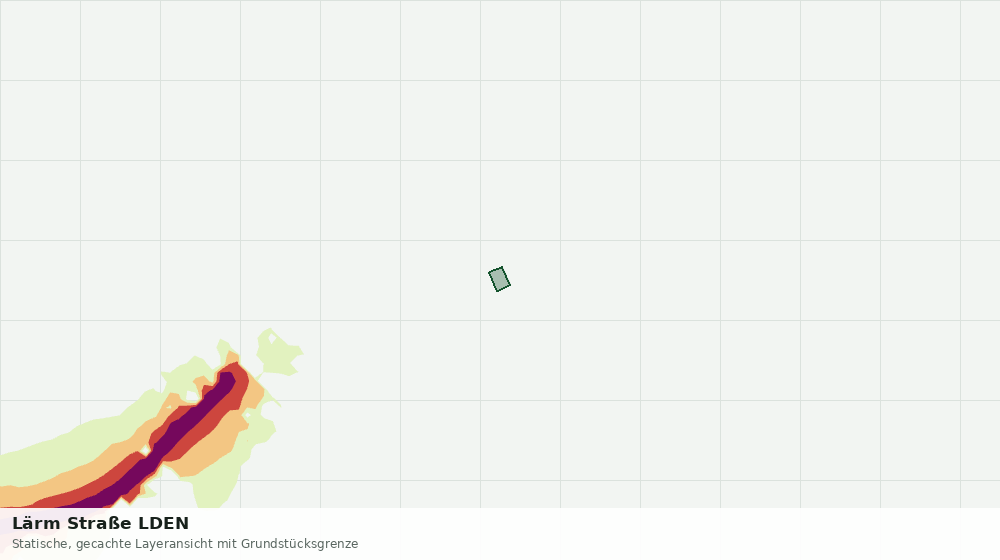 Statische Kartenansicht: Lärm Straße LDEN