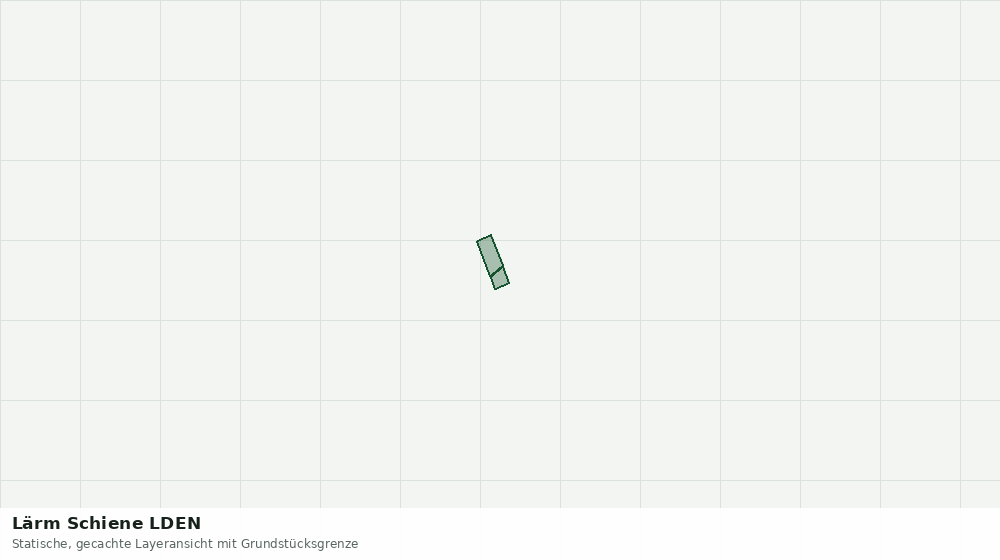 Statische Kartenansicht: Lärm Schiene LDEN