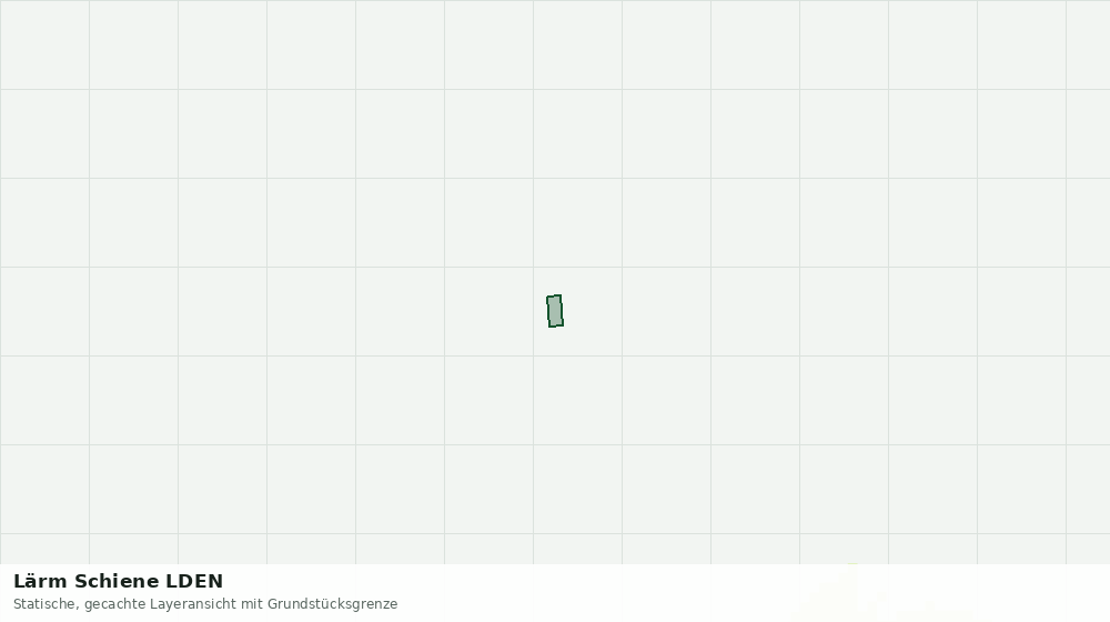 Statische Kartenansicht: Lärm Schiene LDEN