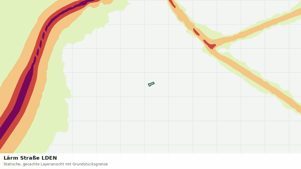 Statische Kartenansicht: Lärm Straße LDEN
