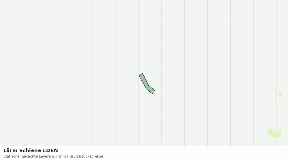 Statische Kartenansicht: Lärm Schiene LDEN
