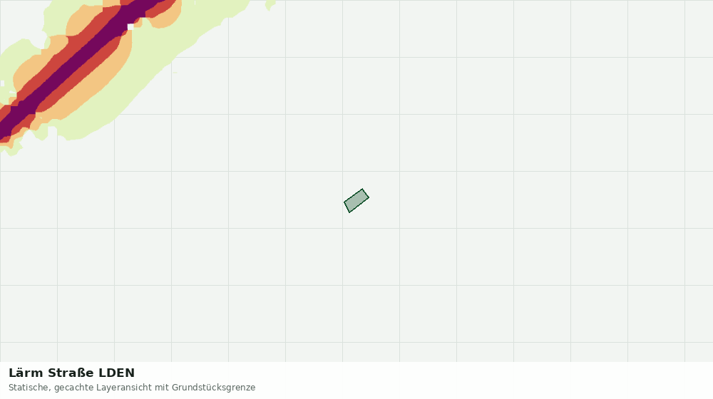 Statische Kartenansicht: Lärm Straße LDEN