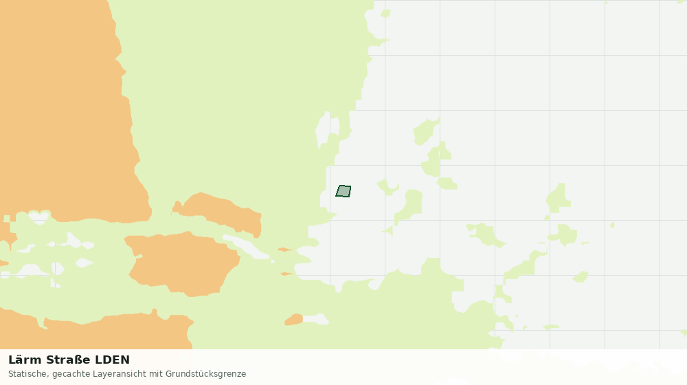 Statische Kartenansicht: Lärm Straße LDEN