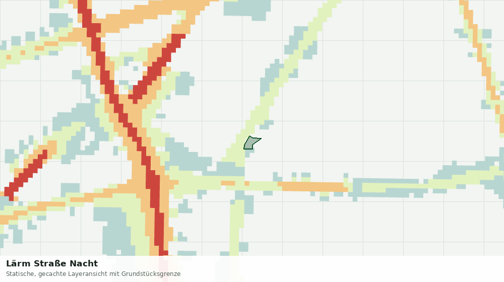 Statische Kartenansicht: Lärm Straße Nacht