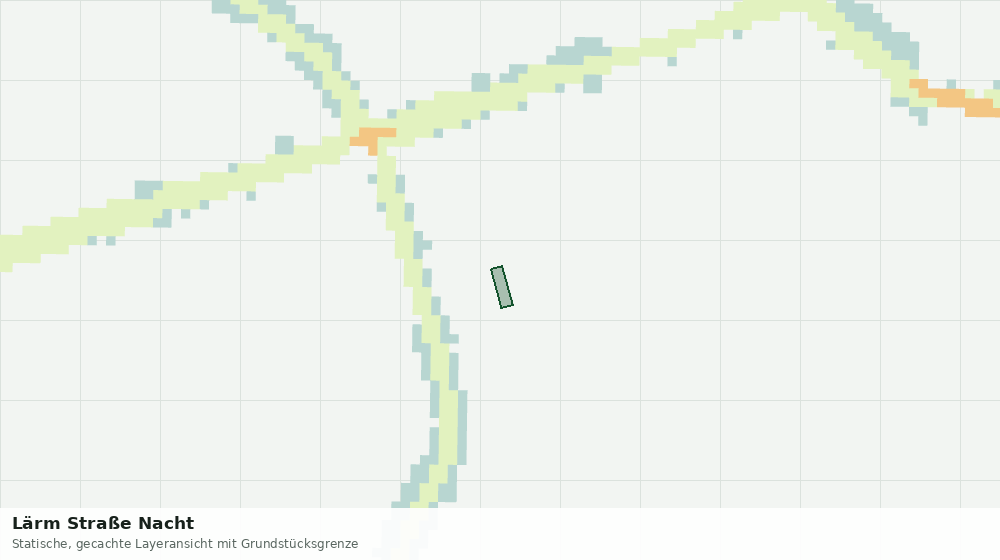 Statische Kartenansicht: Lärm Straße Nacht