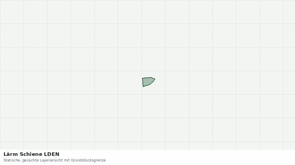 Statische Kartenansicht: Lärm Schiene LDEN