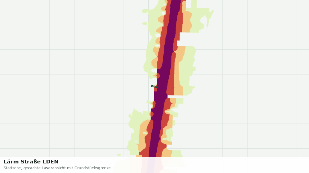 Statische Kartenansicht: Lärm Straße LDEN