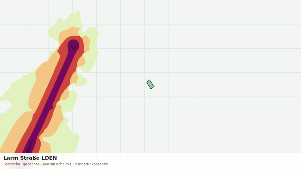 Statische Kartenansicht: Lärm Straße LDEN