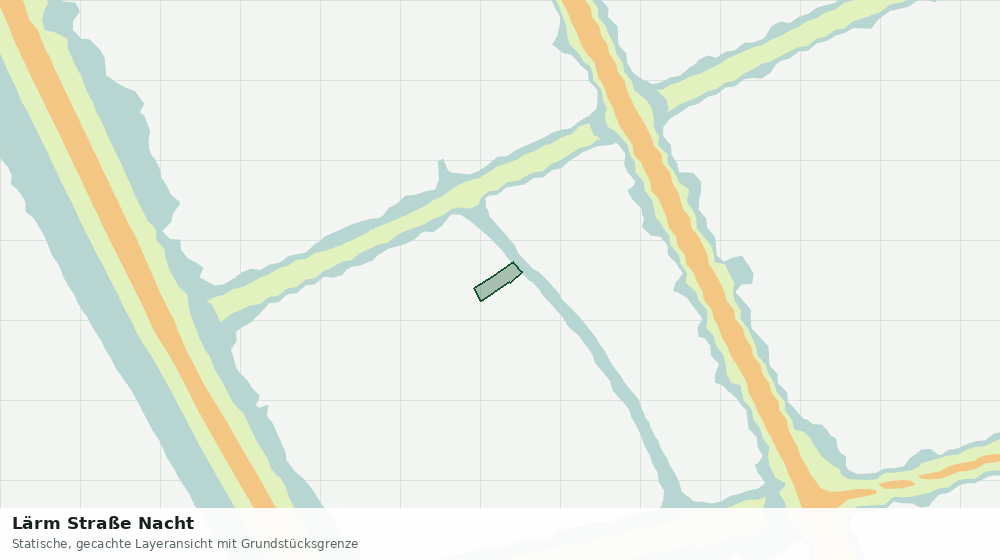 Statische Kartenansicht: Lärm Straße Nacht
