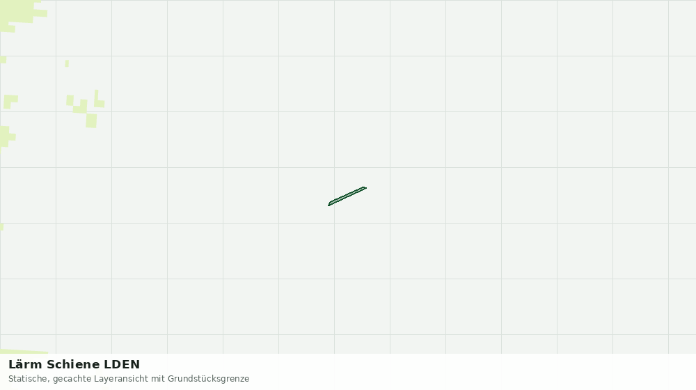 Statische Kartenansicht: Lärm Schiene LDEN