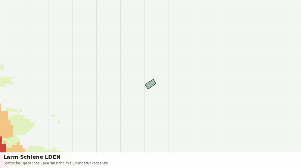 Statische Kartenansicht: Lärm Schiene LDEN