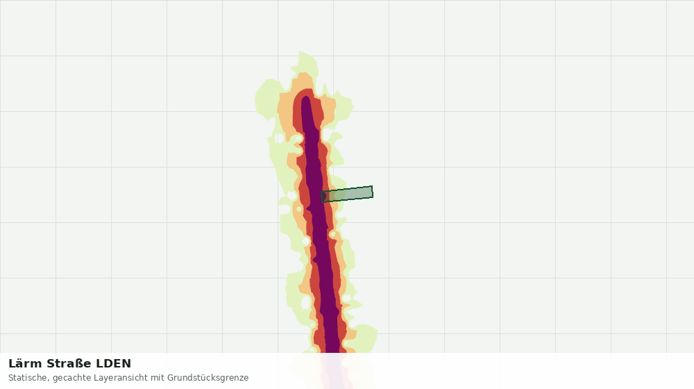 Statische Kartenansicht: Lärm Straße LDEN