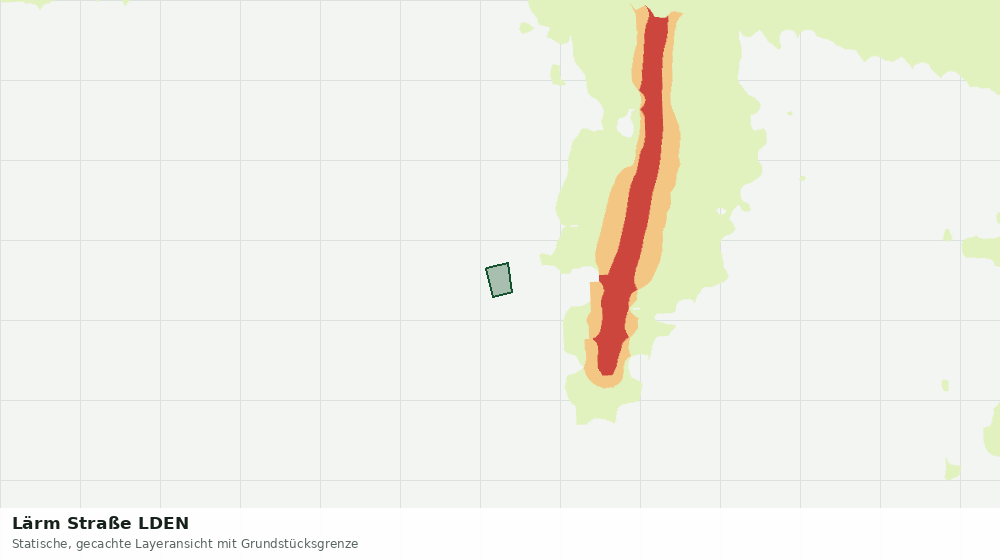 Statische Kartenansicht: Lärm Straße LDEN