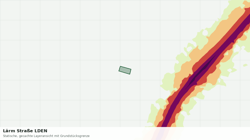 Statische Kartenansicht: Lärm Straße LDEN
