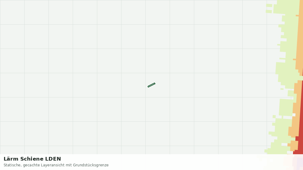 Statische Kartenansicht: Lärm Schiene LDEN