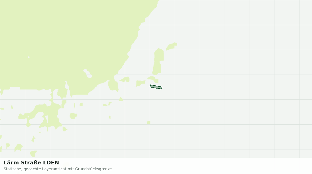 Statische Kartenansicht: Lärm Straße LDEN