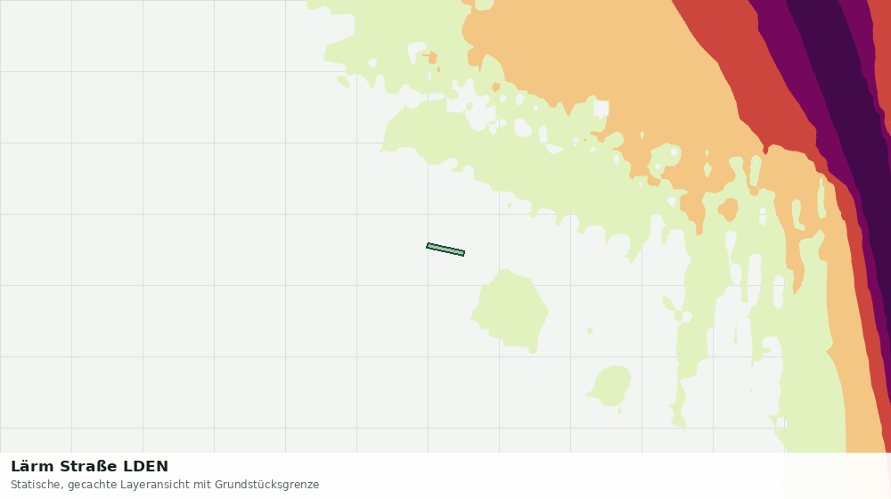Statische Kartenansicht: Lärm Straße LDEN
