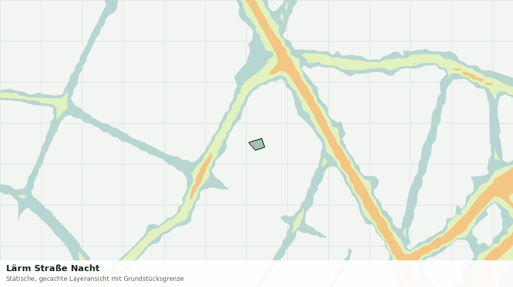 Statische Kartenansicht: Lärm Straße Nacht