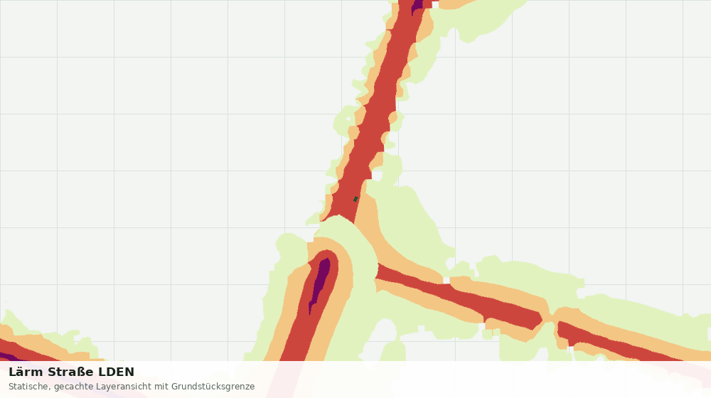 Statische Kartenansicht: Lärm Straße LDEN