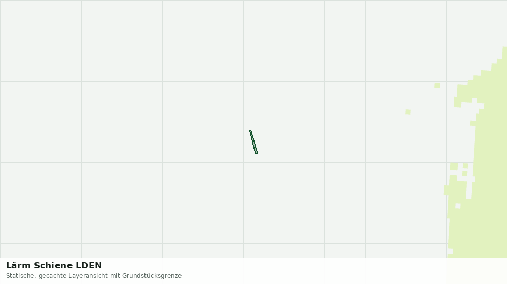 Statische Kartenansicht: Lärm Schiene LDEN